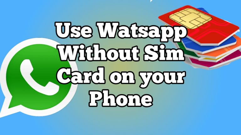 how to download whatsapp onto tablet without sim